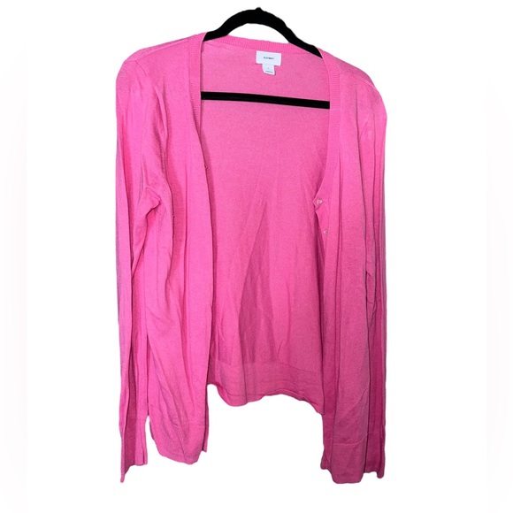 Old Navy Sweaters - Old Navy Pink Button Up Cardigan Women’s Size Large NWOT